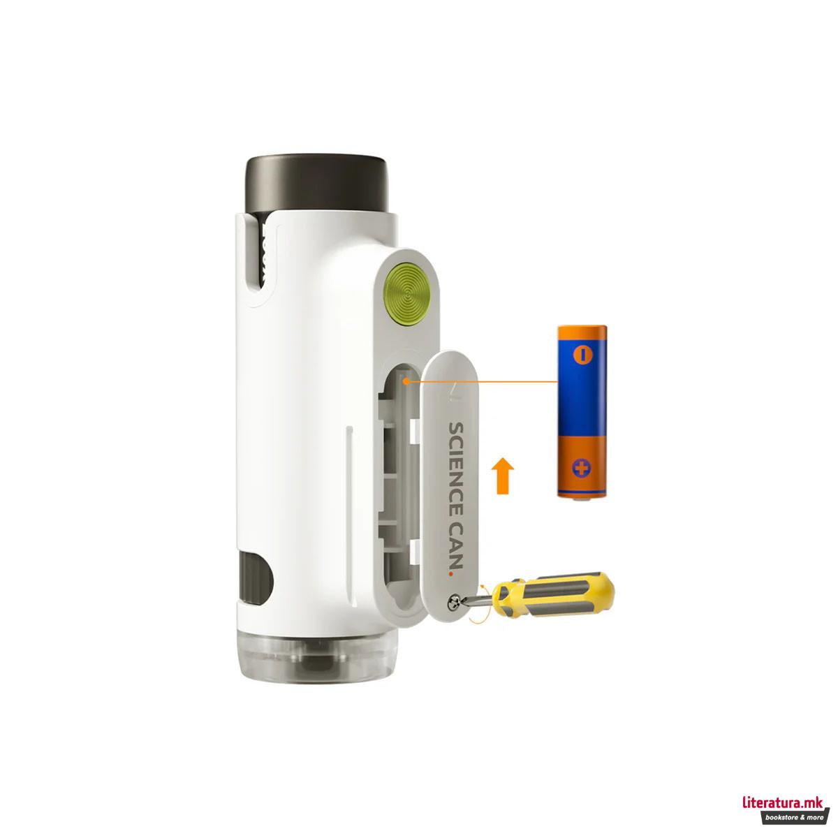 Пренослив микроскоп Science Can: Portable Microscope - Upgrade 