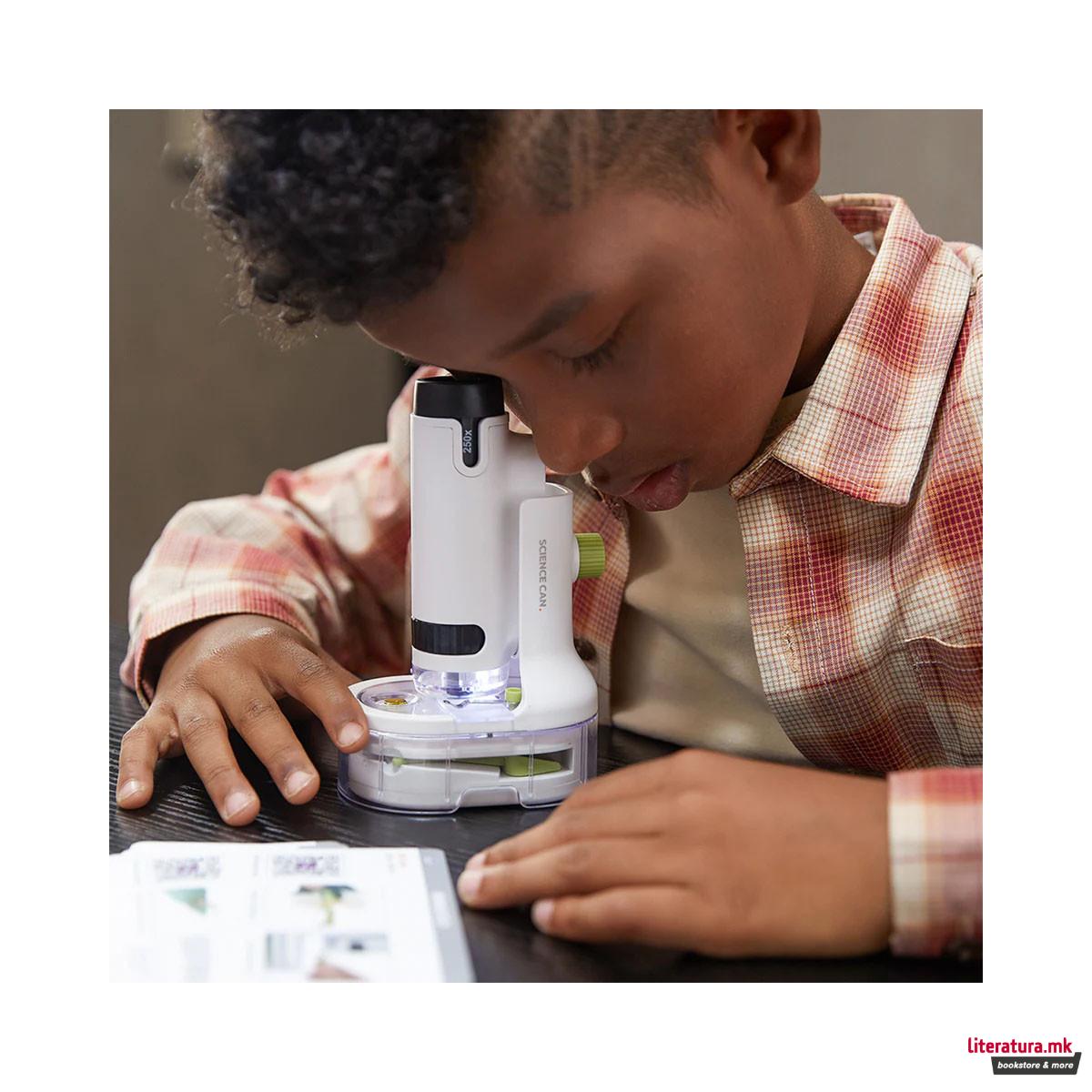 Пренослив микроскоп Science Can: Portable Microscope - Upgrade 