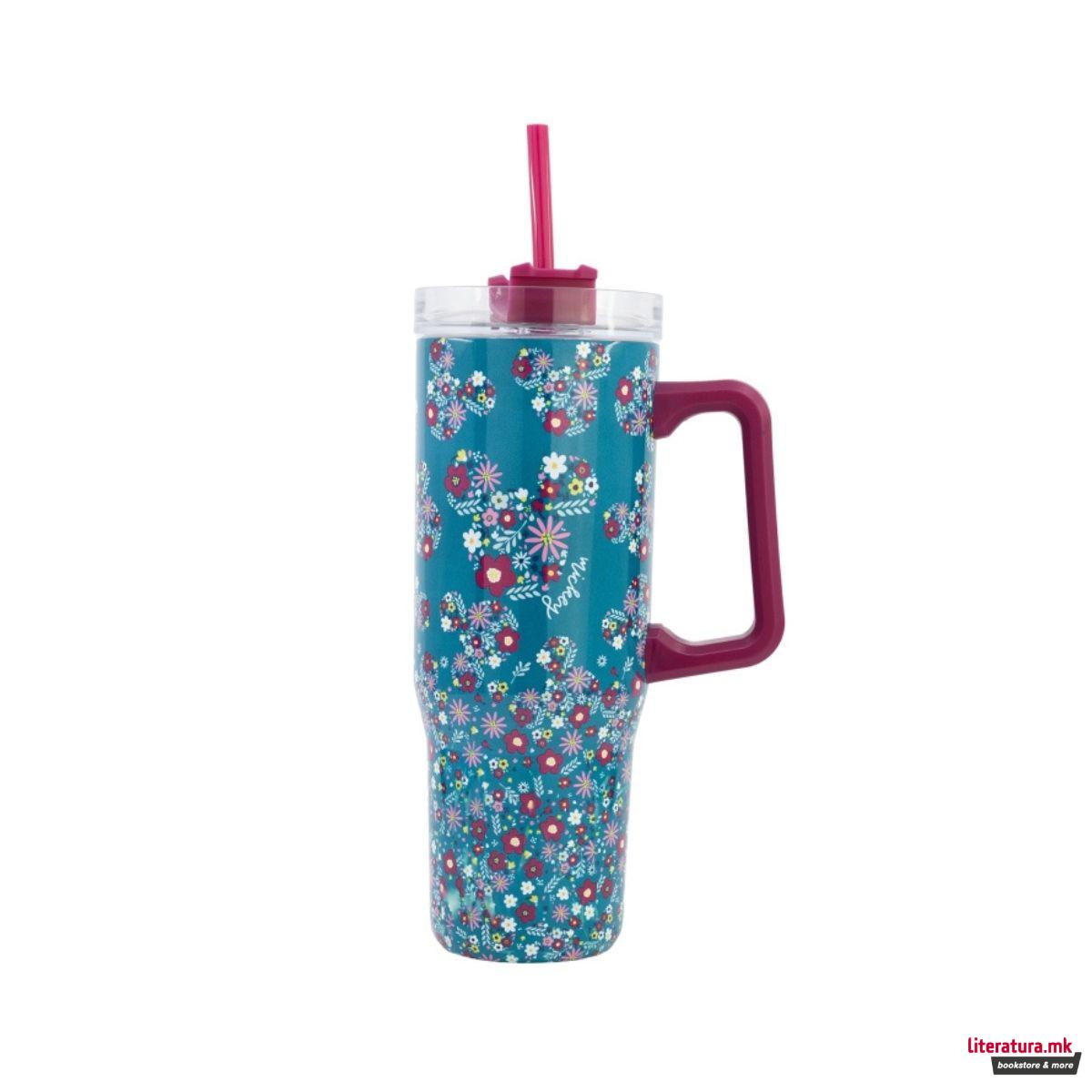 Термос со сламка, Mickey Mouse - Chill, 940 ml 