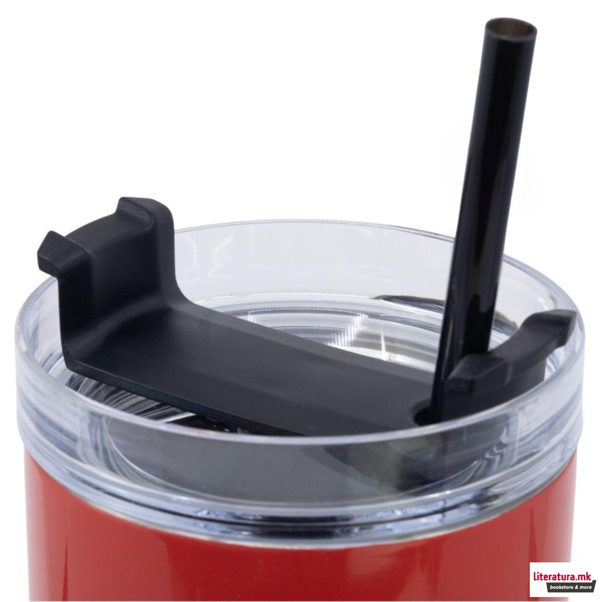 Термос со сламка, Super Mario, 940 ml 