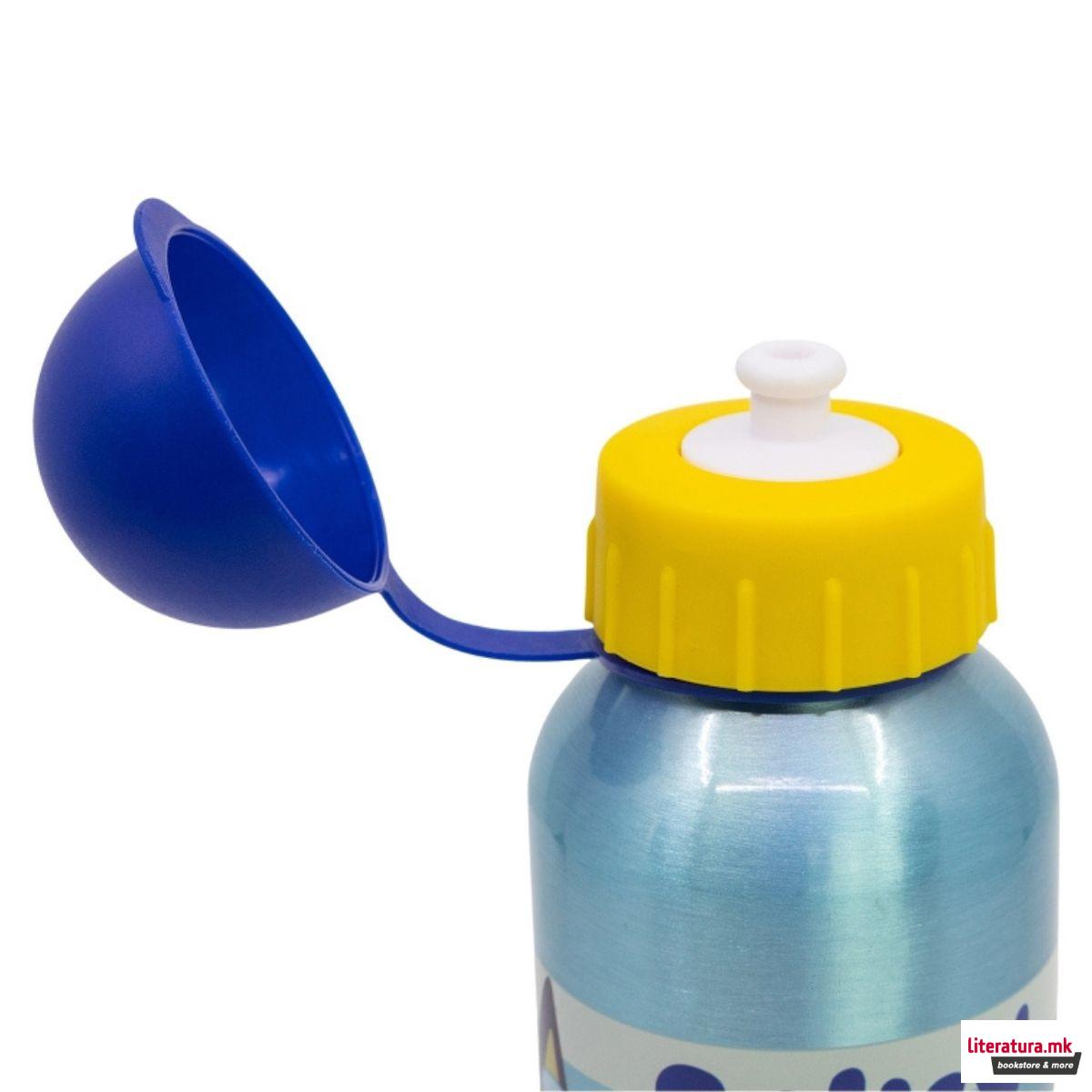 Детско алуминиумско шише, Bluey, 530 ml 