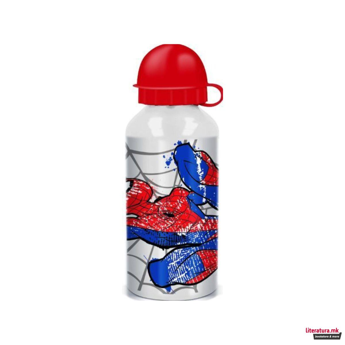 Детско алуминиумско шише, Spider-Man, 400 ml 