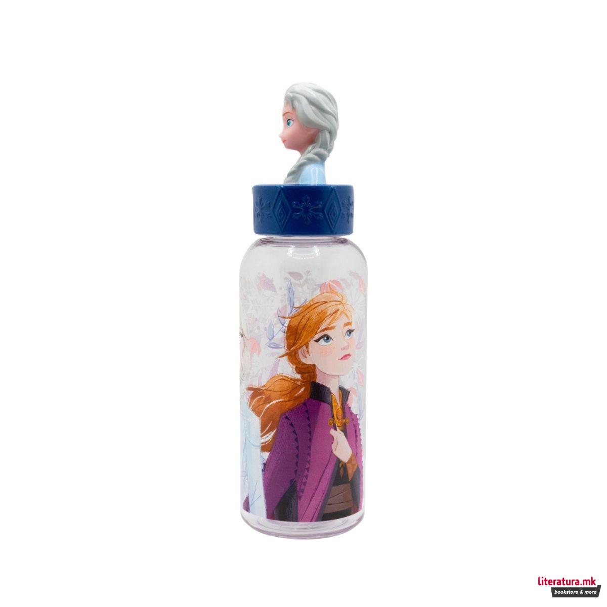 Детско шише со 3Д фигура, Frozen, 560 ml 