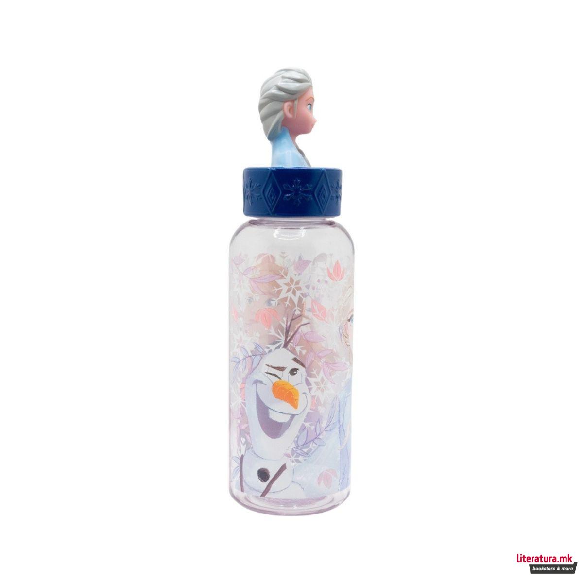 Детско шише со 3Д фигура, Frozen, 560 ml 