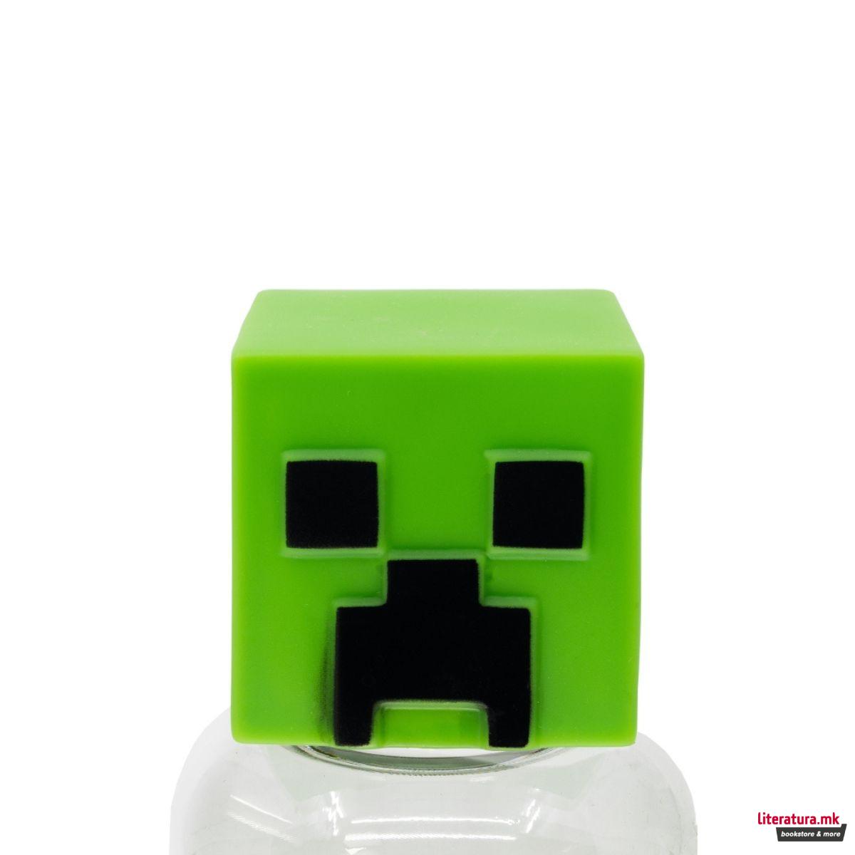 Детско шише со 3Д фигура, Minecraft, 560 ml 
