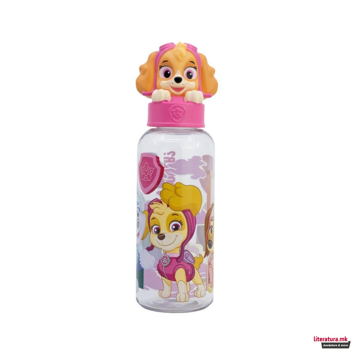 Детско шише со 3Д фигура, Paw Patrol - Skye, 560 ml 