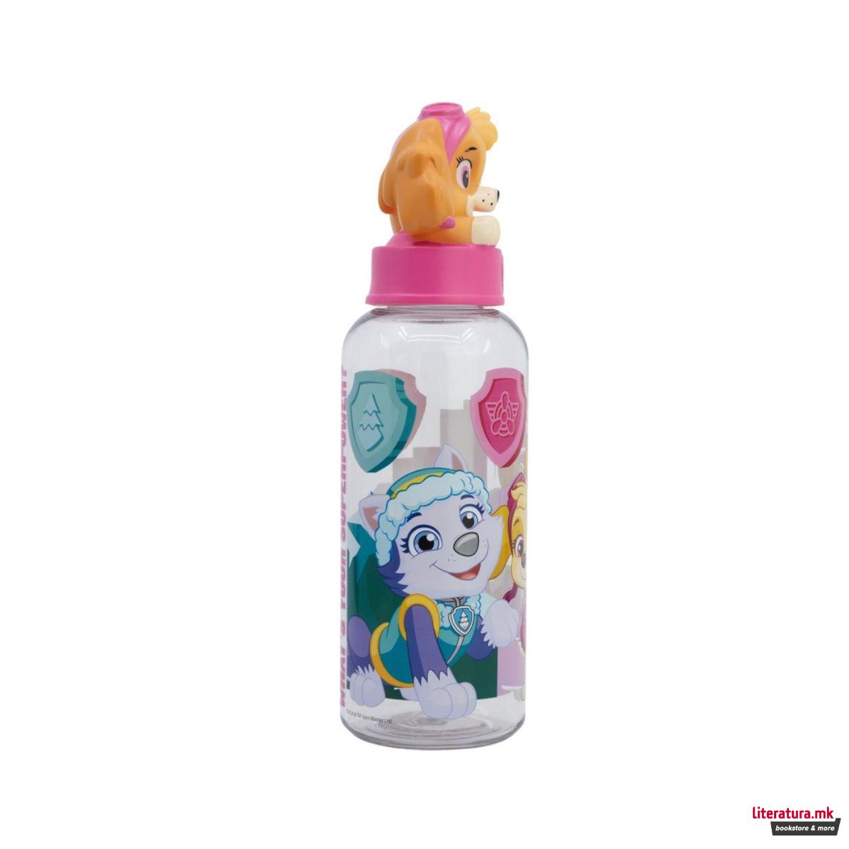 Детско шише со 3Д фигура, Paw Patrol - Skye, 560 ml 