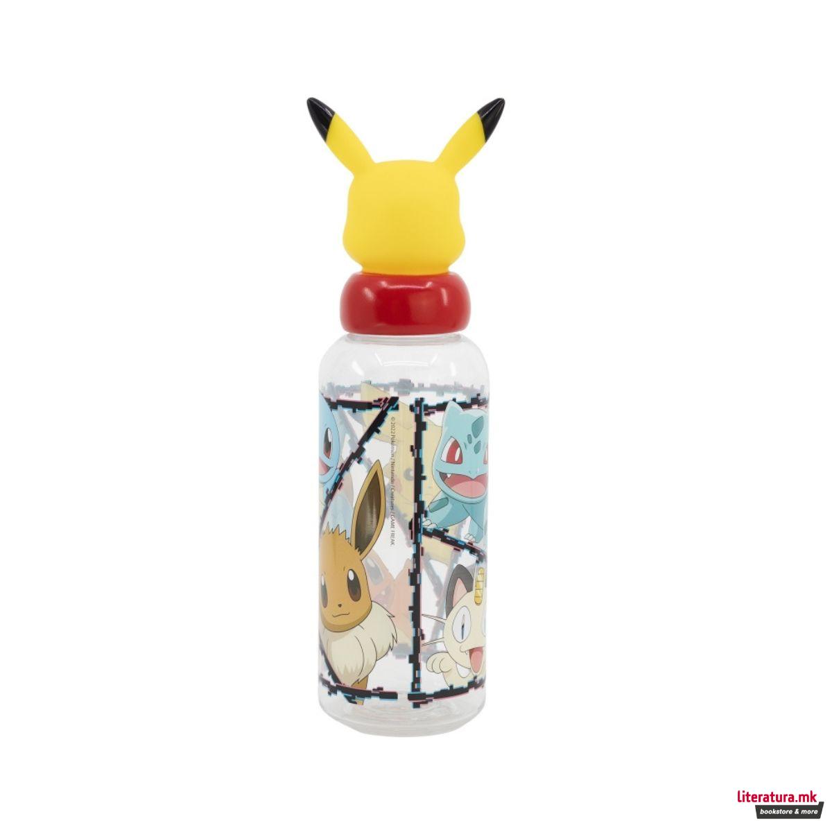 Детско шише со 3Д фигура, Pokemon - Pikachu, 560 ml