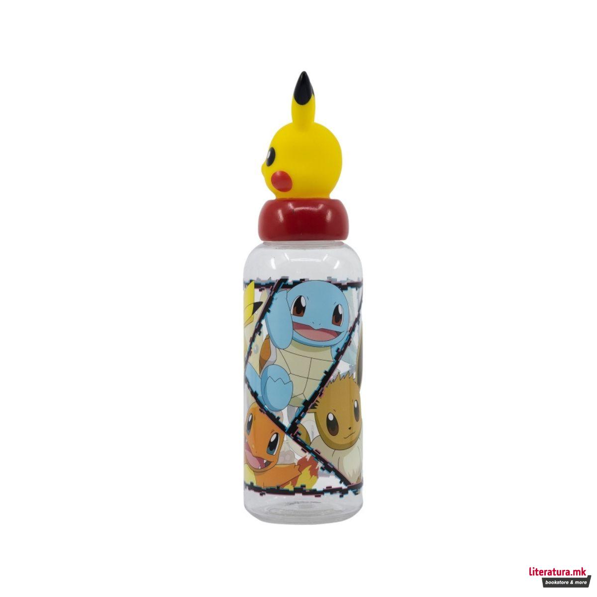 Детско шише со 3Д фигура, Pokemon - Pikachu, 560 ml