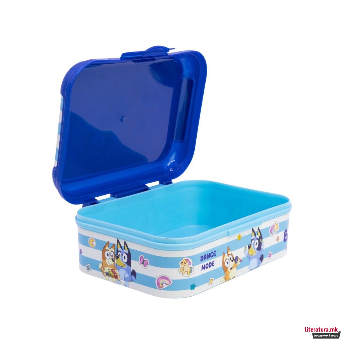 Кутија за ужинка со една преграда, Bluey 