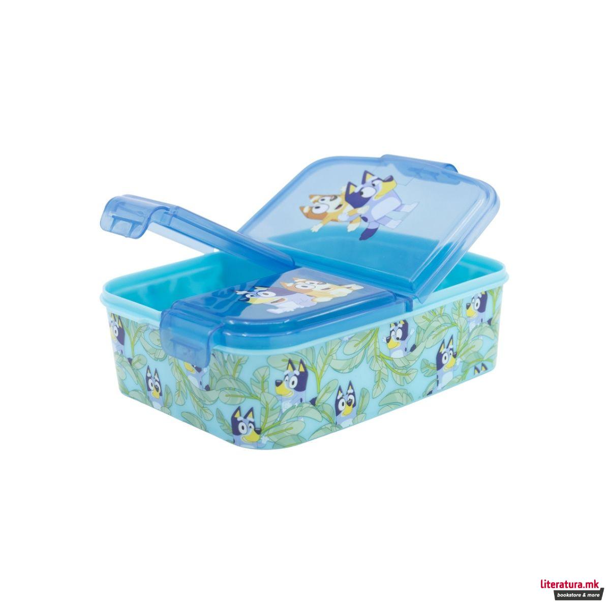 Кутија за ужинка со 3 прегради, Bluey 
