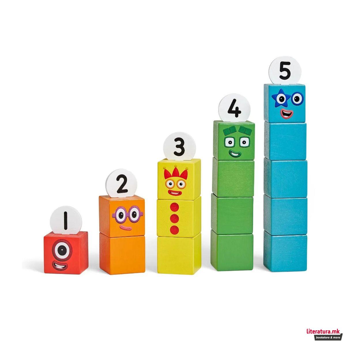 Дрвени едукативни коцки, Numberblocks® One to Five 