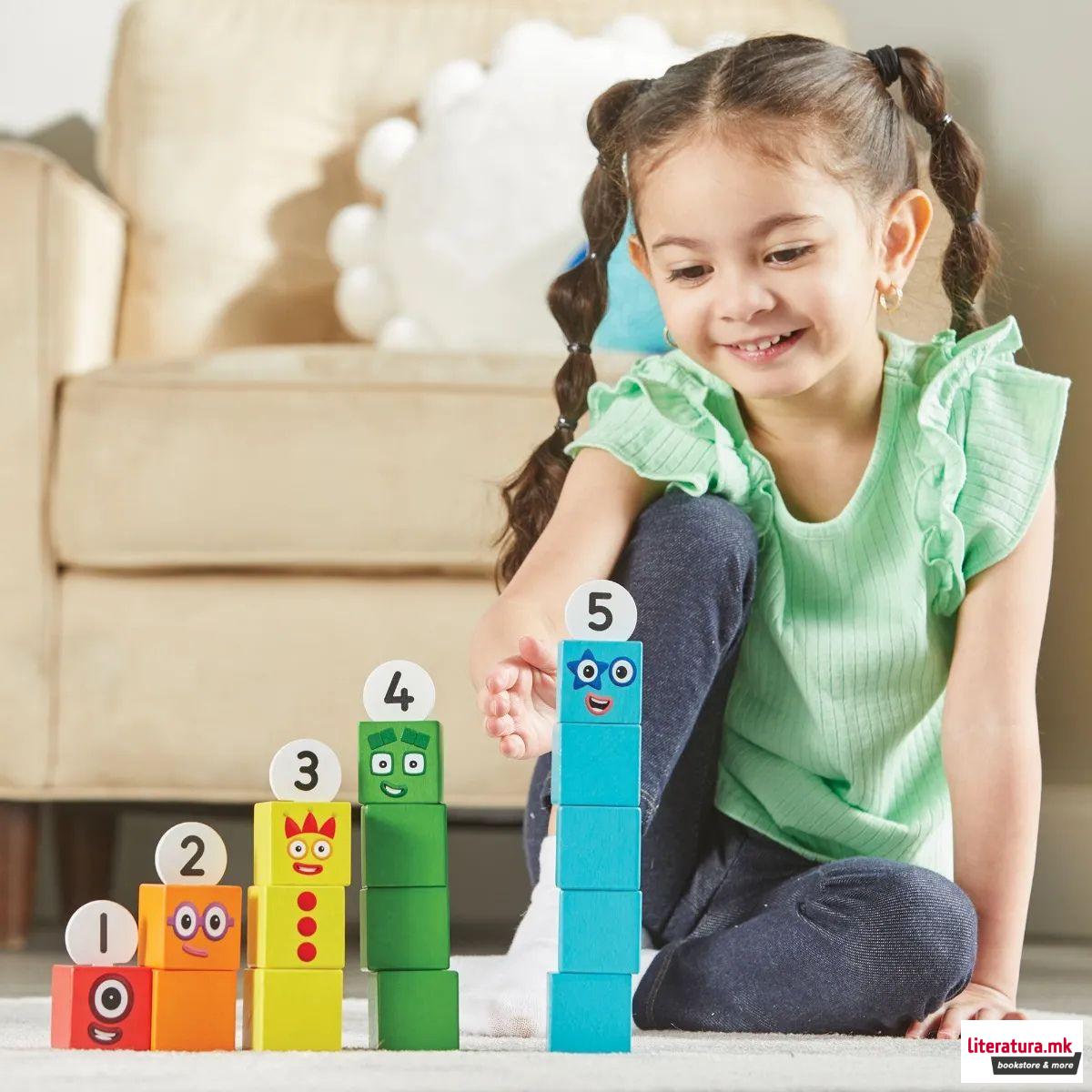 Дрвени едукативни коцки, Numberblocks® One to Five 