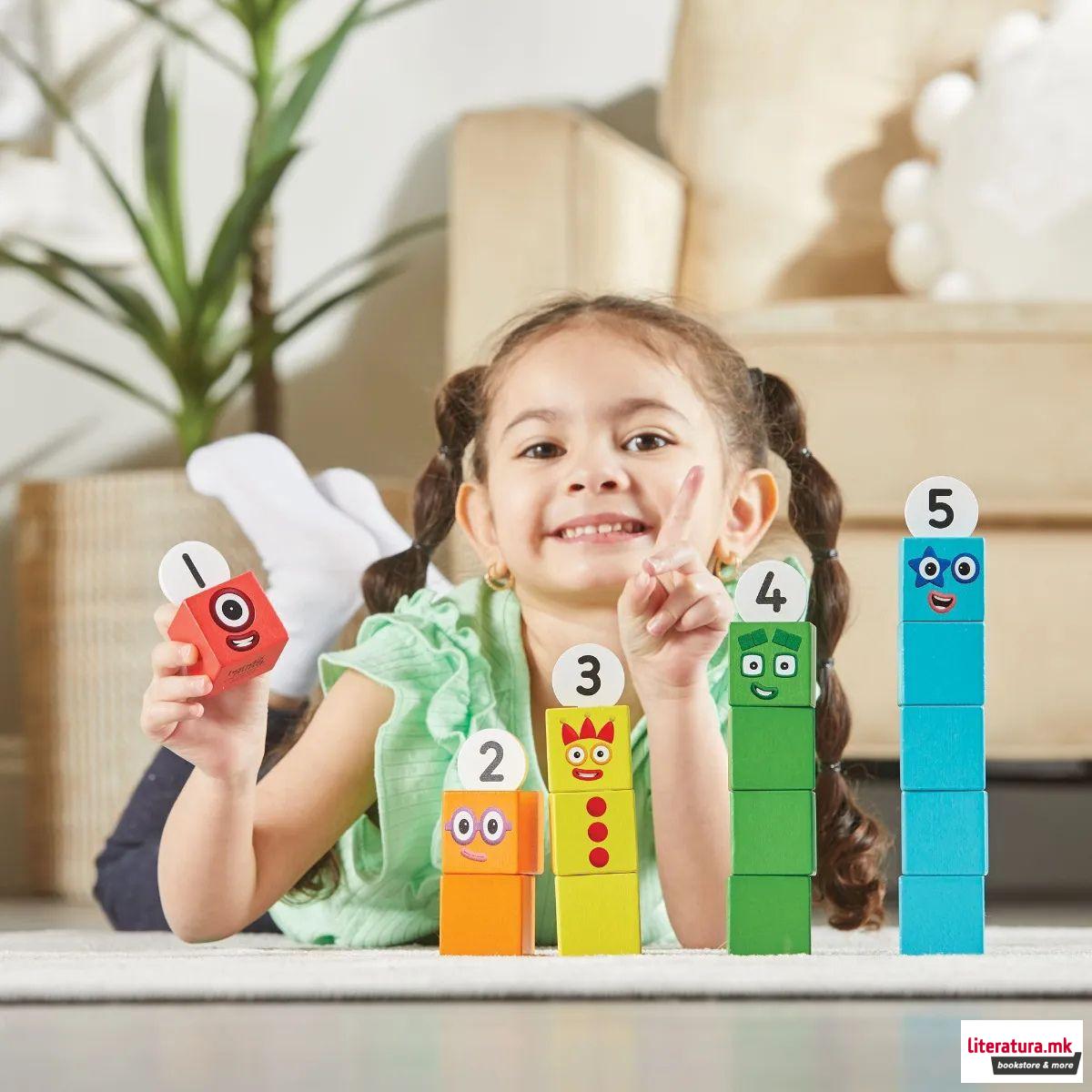 Дрвени едукативни коцки, Numberblocks® One to Five 