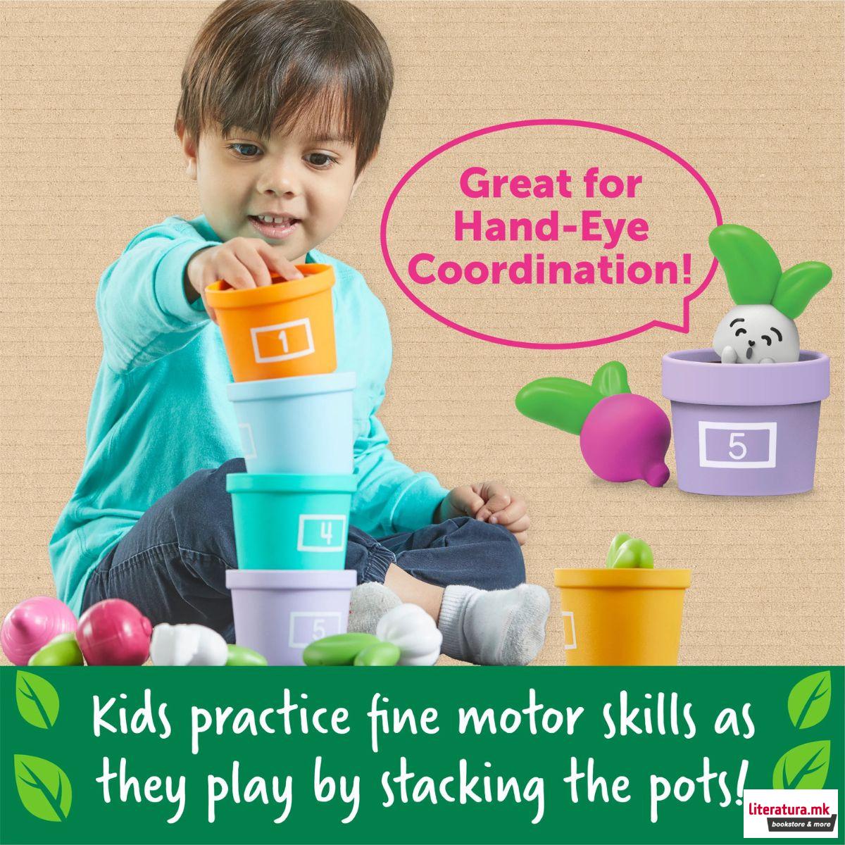 Едукативен сет за игра, Hide & Seek Vegetable Garden 