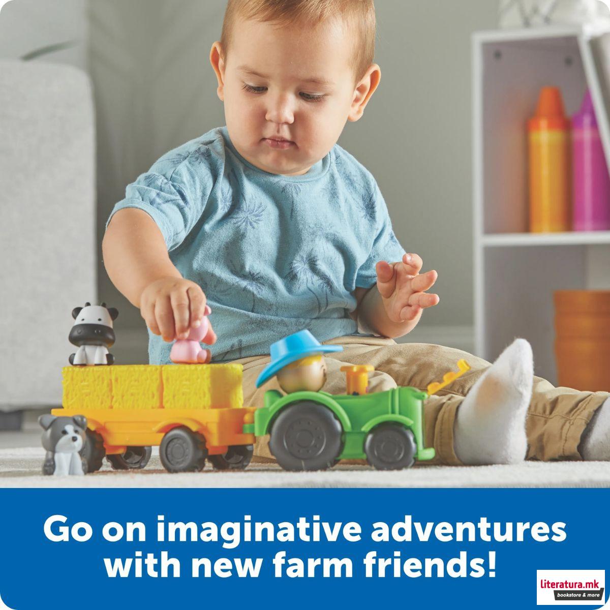 Едукативен сет за игра, Peeksville™ Haul & Seek Tractor™ 