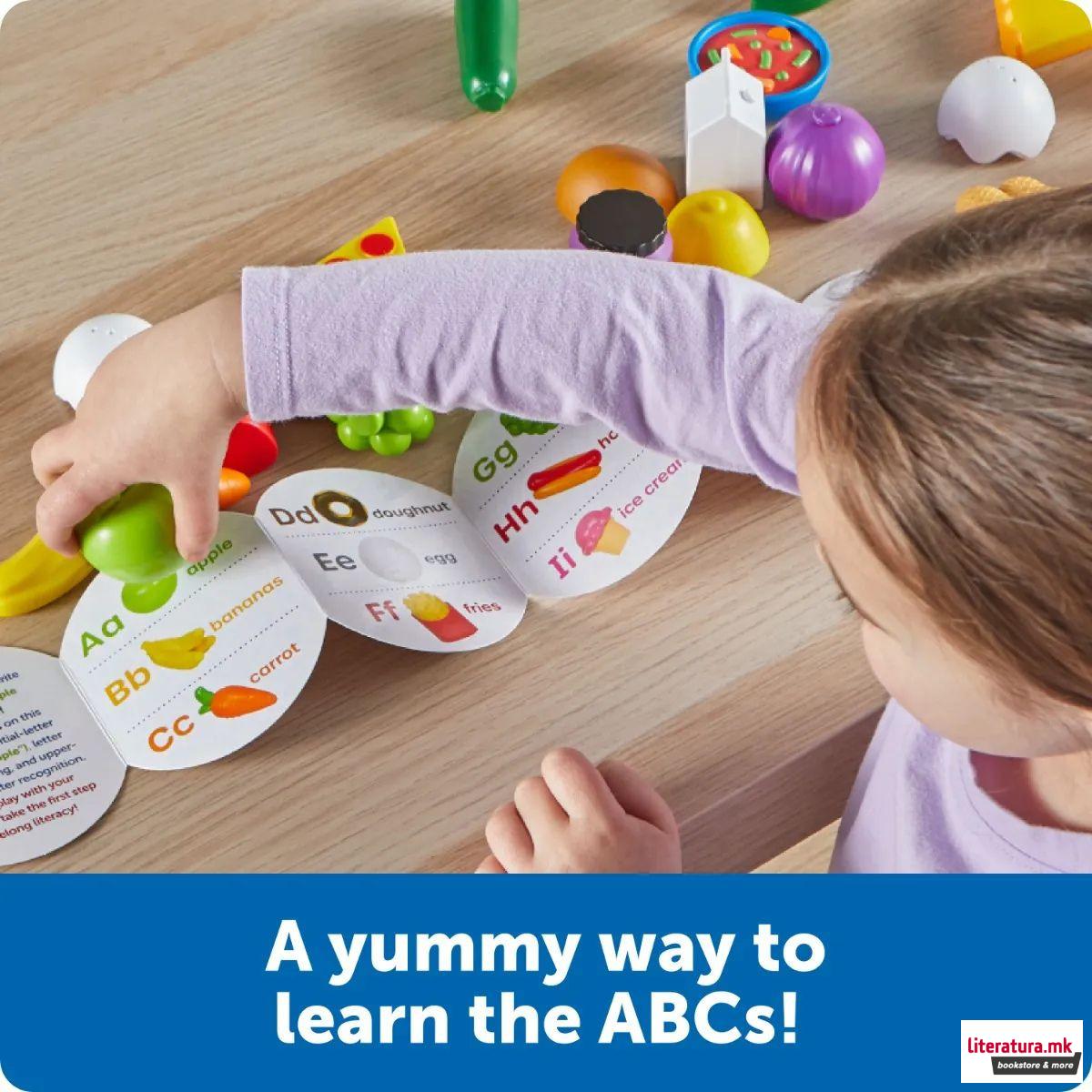 Едукативен сет за игра, A to Z Mini Foods 