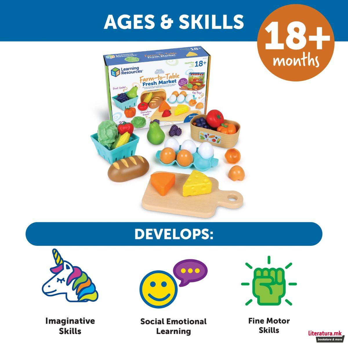 Сет за игра, New Sprouts® Farm-to-Table Fresh Market 