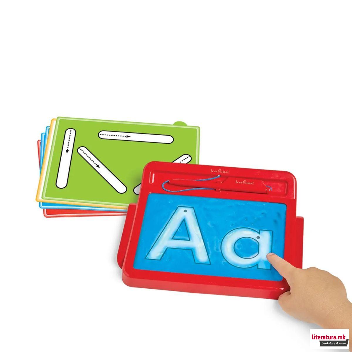 Пиши-бриши таблет за учење букви, Letter Tracing Sensory Pad 