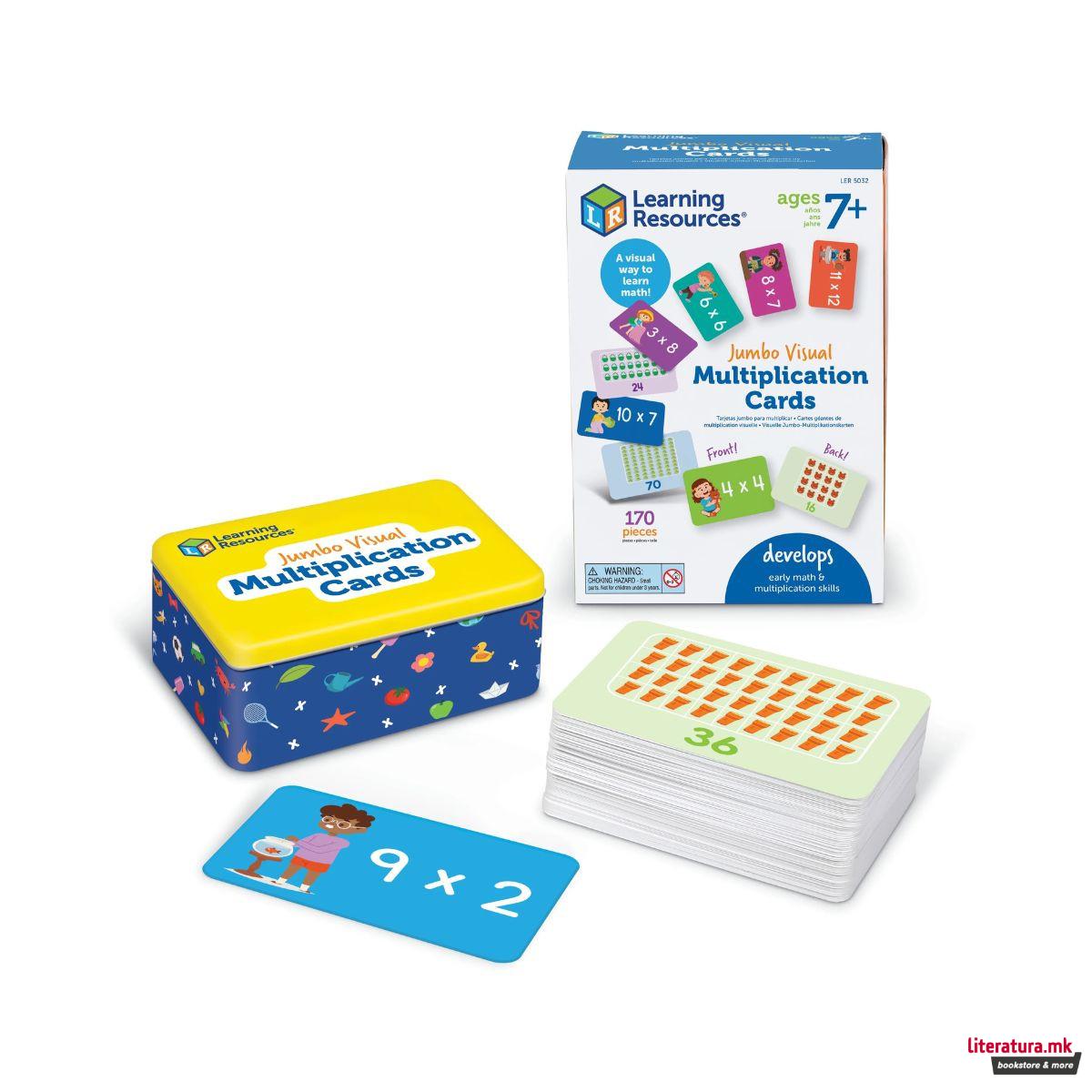 Картички за множење, Jumbo Multiplication Cards