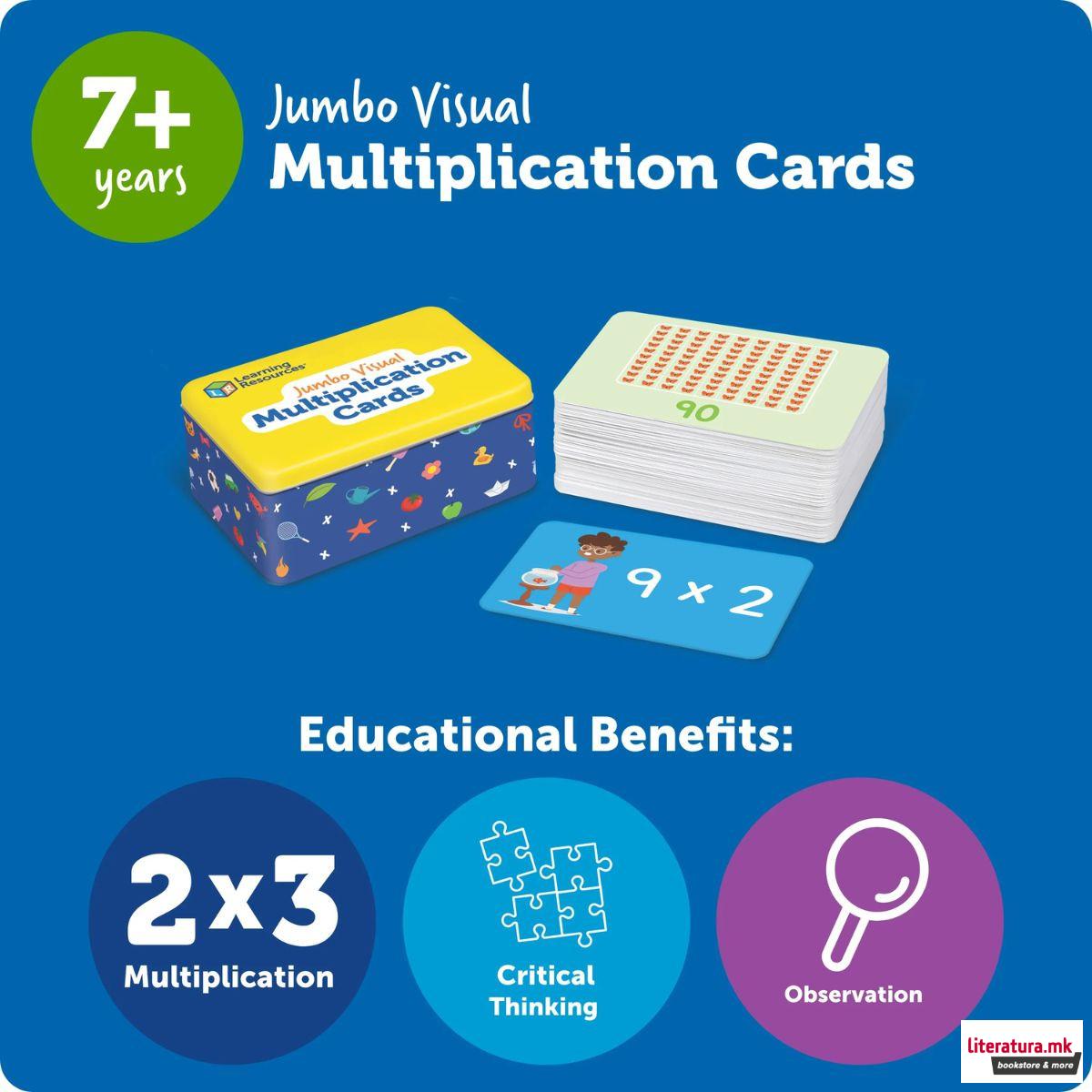 Картички за множење, Jumbo Multiplication Cards