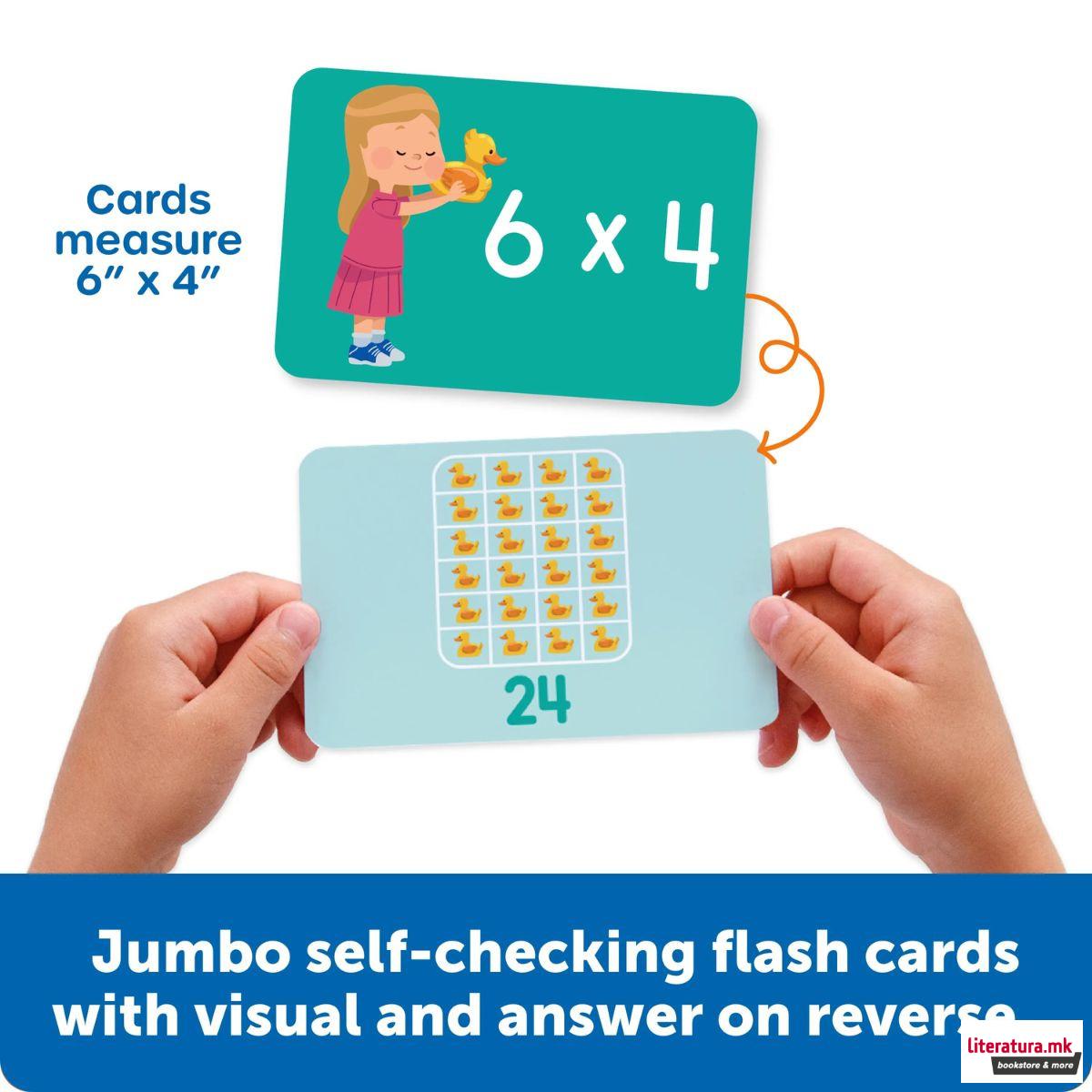 Картички за множење, Jumbo Multiplication Cards