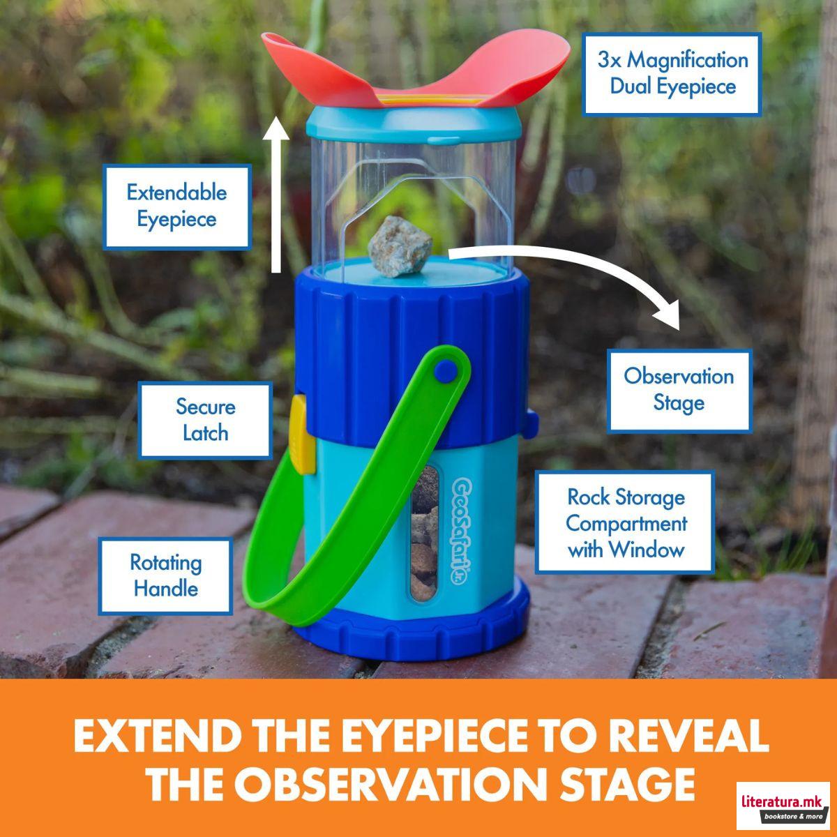 Двоглед за набљудување на камчиња, GeoSafari® Jr. Rocknoculars®
