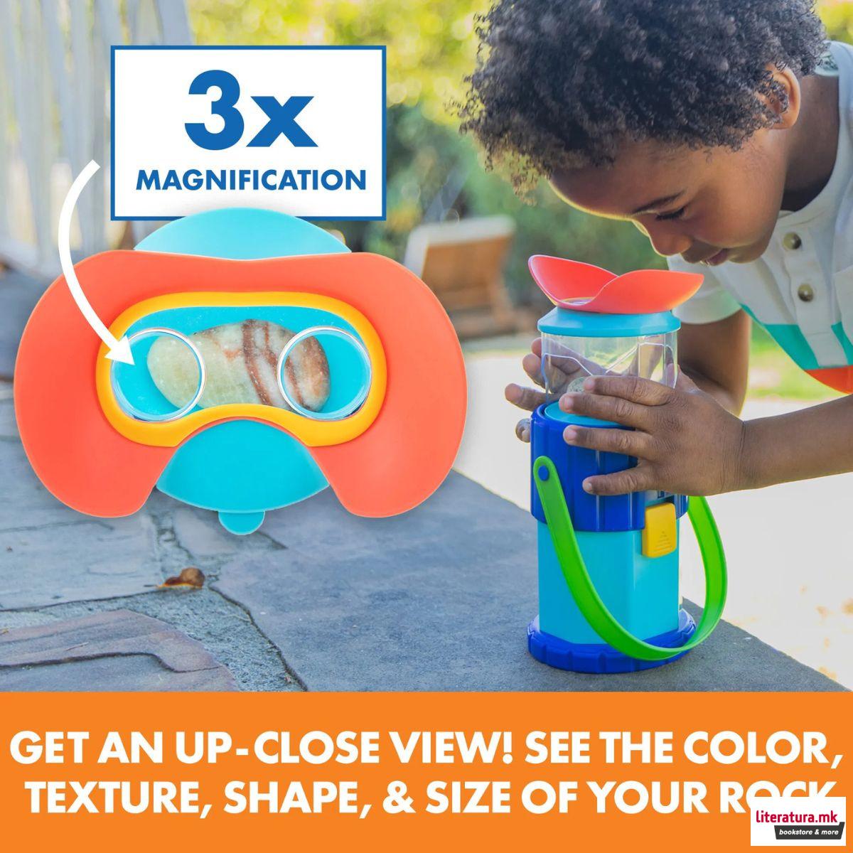 Двоглед за набљудување на камчиња, GeoSafari® Jr. Rocknoculars®