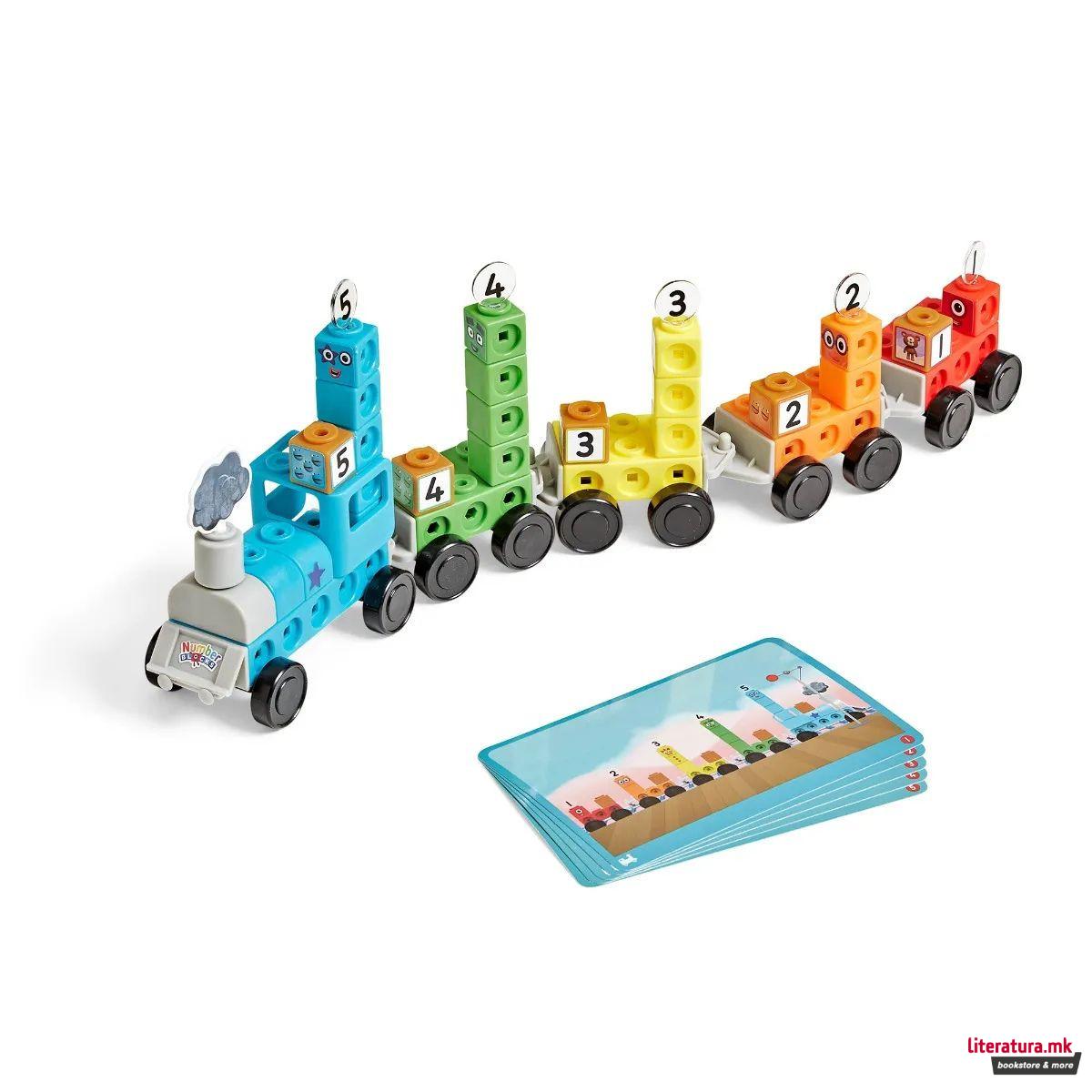 Сет за игра со математички коцки, MathLink® Cubes Numberblocks® Express Train 