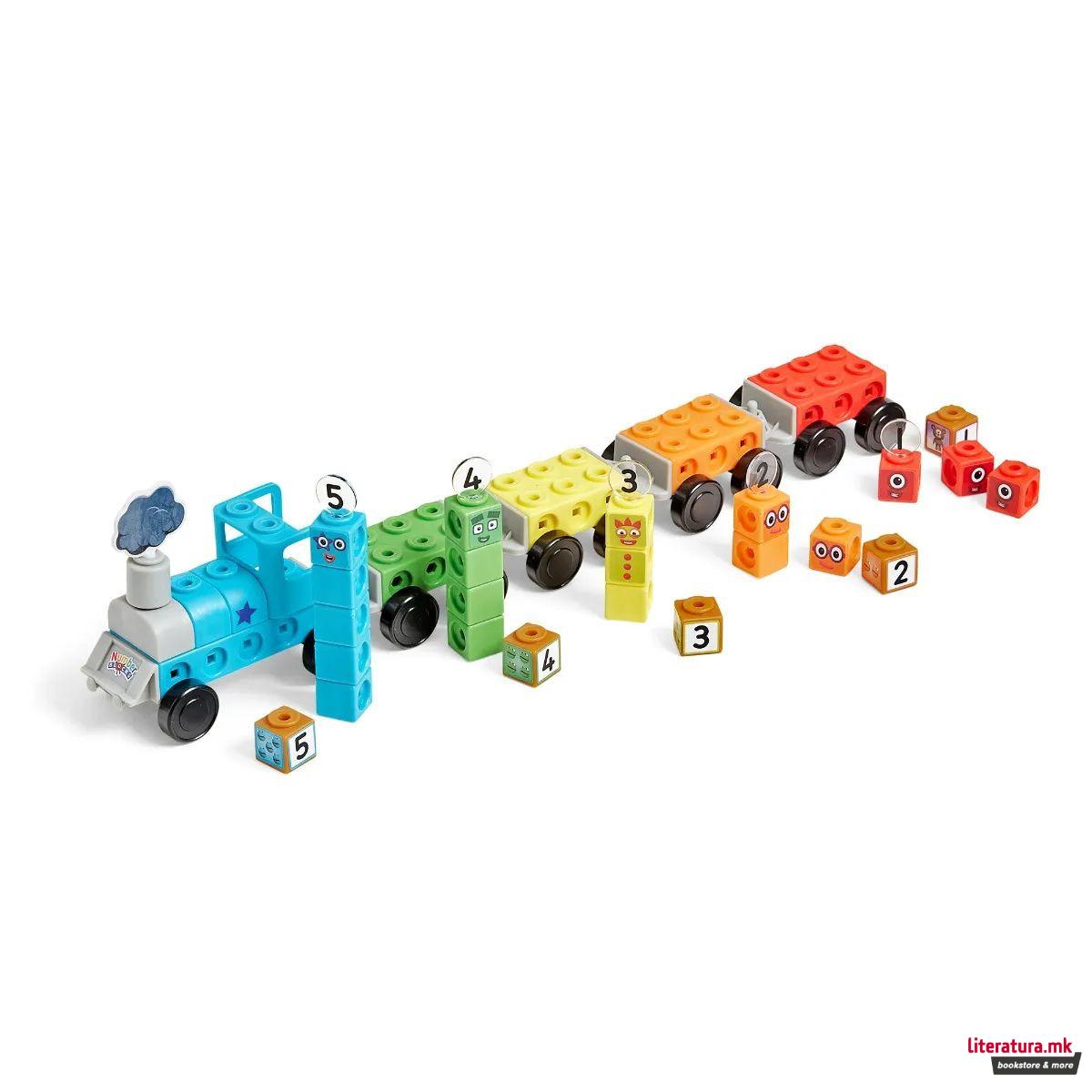 Сет за игра со математички коцки, MathLink® Cubes Numberblocks® Express Train 