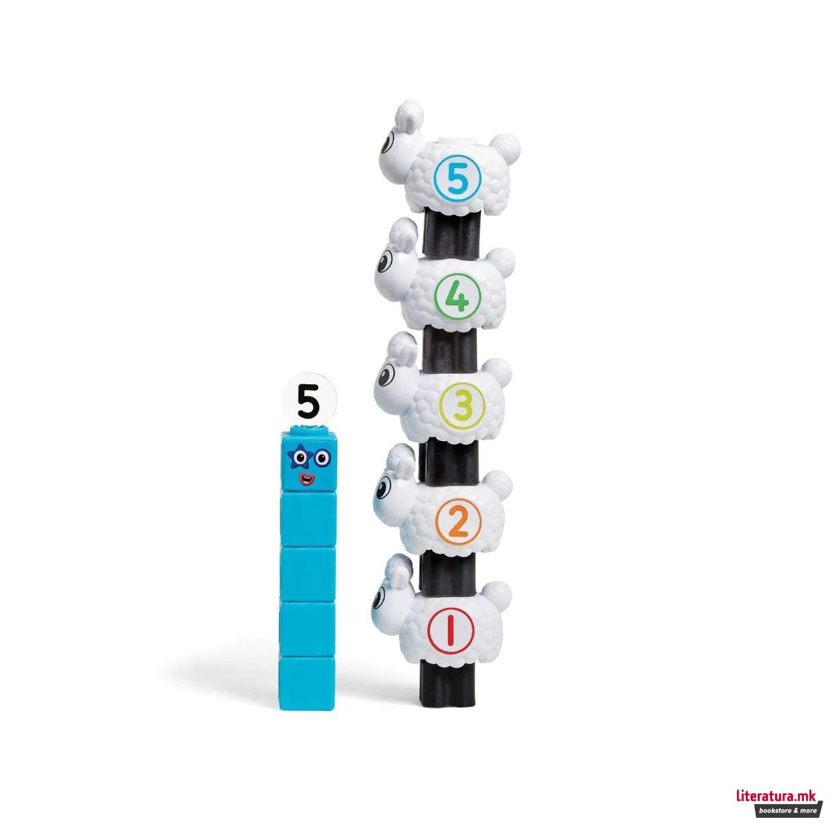 Сет за игра со математички коцки, MathLink® Cubes Numberblocks® Sheep Farm 