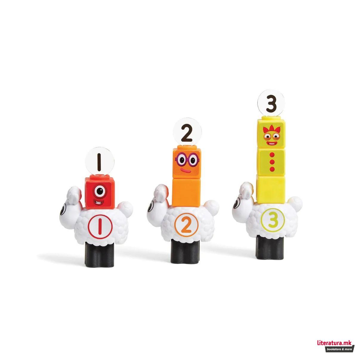 Сет за игра со математички коцки, MathLink® Cubes Numberblocks® Sheep Farm 