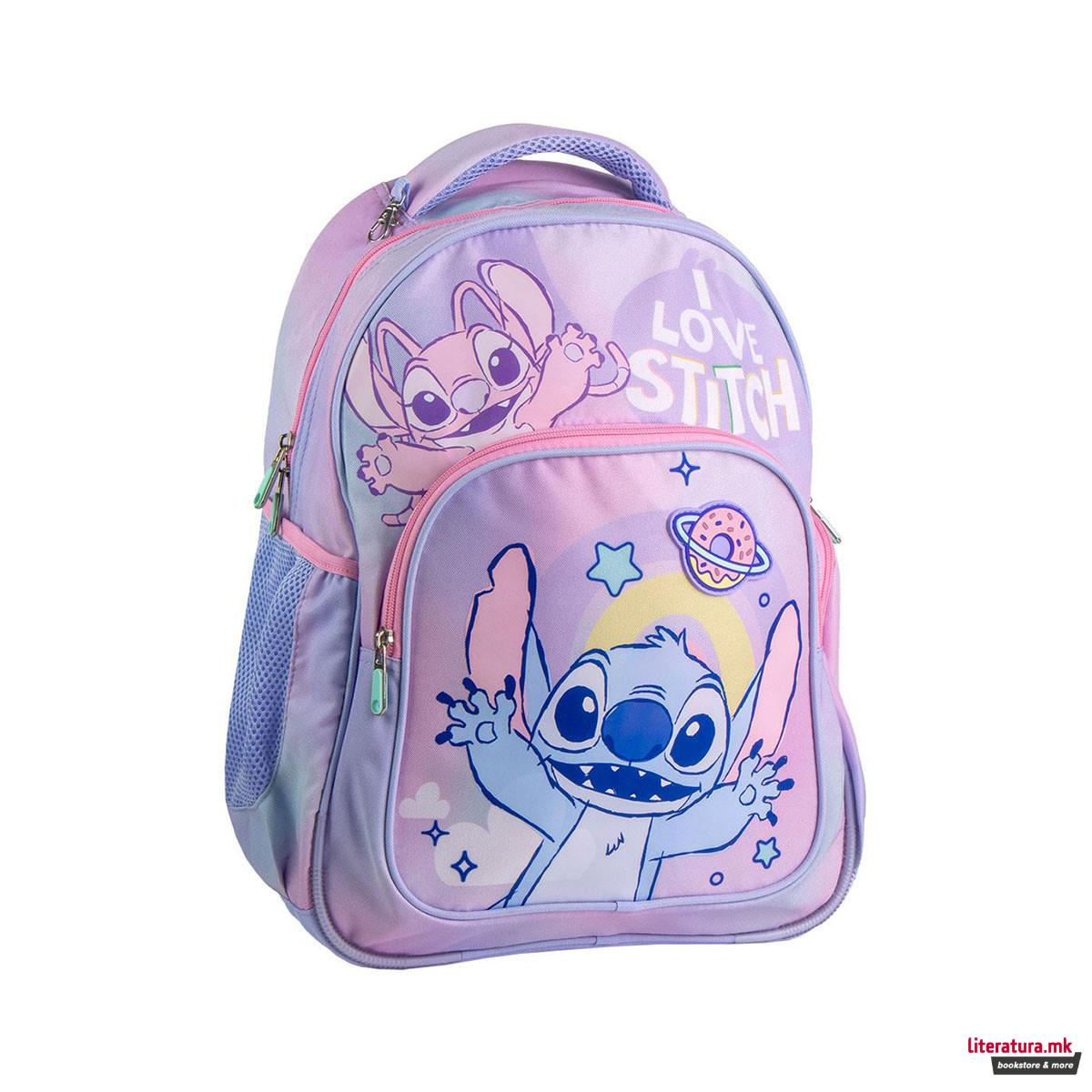 Ранец, I Love Stitch, 42 cm 