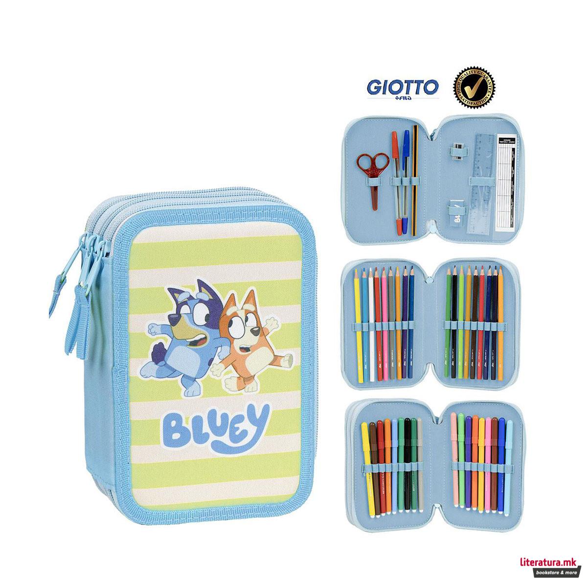 Несесер за моливи - полн, Bluey 