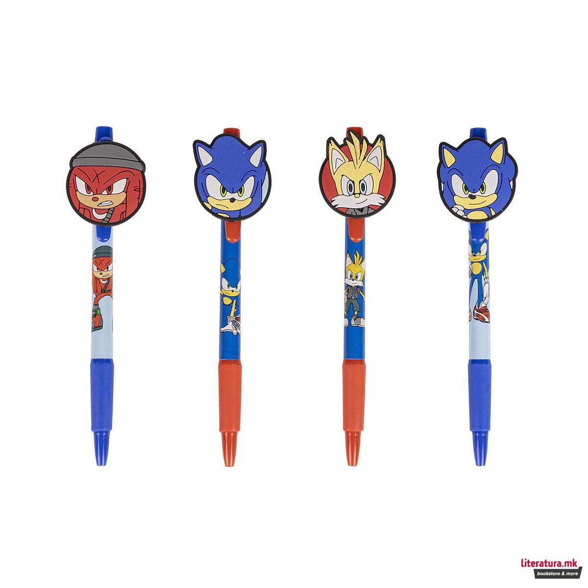 Сет од 4 пенкала, Sonic Prime 