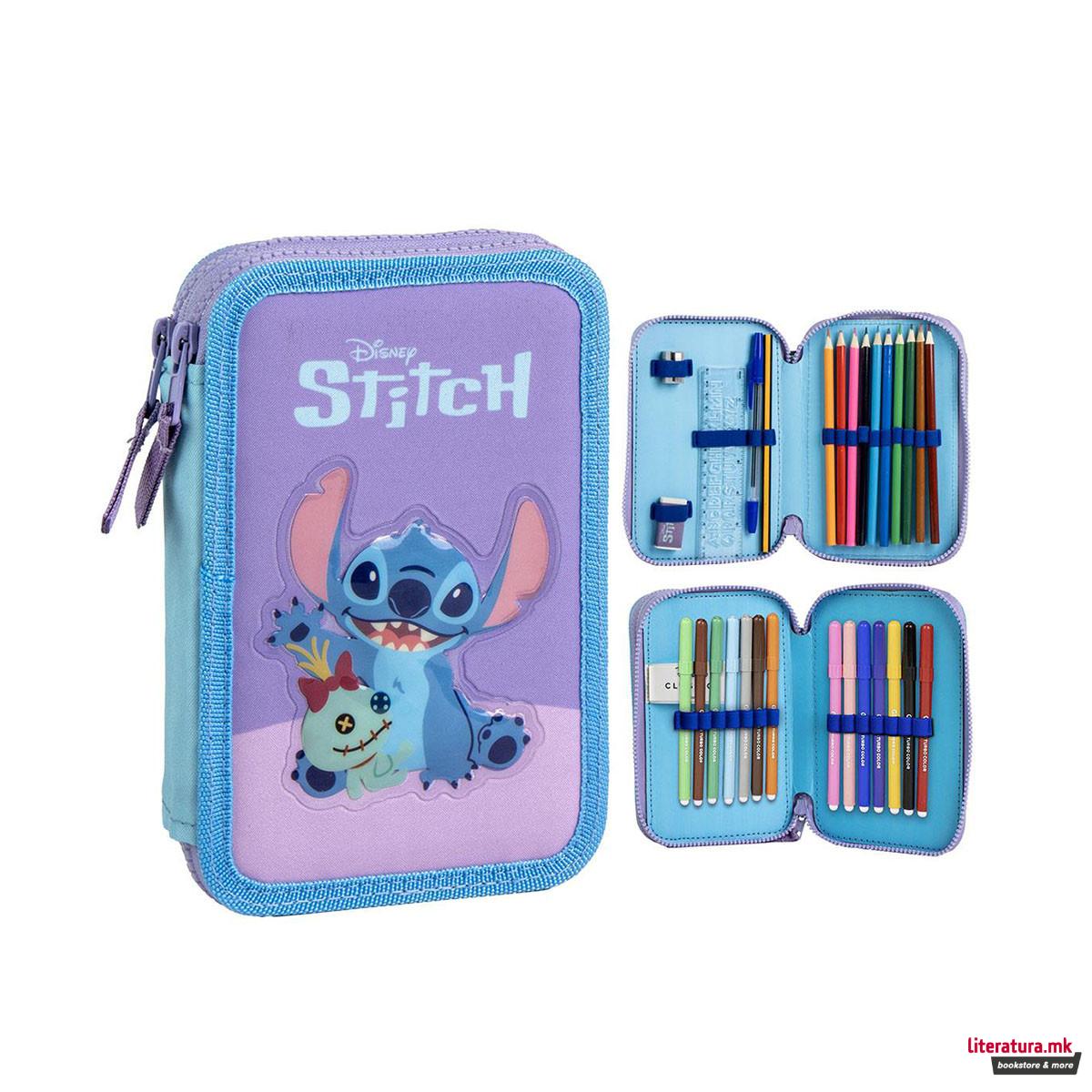 Несесер за моливи - полн, Disney: Stitch 