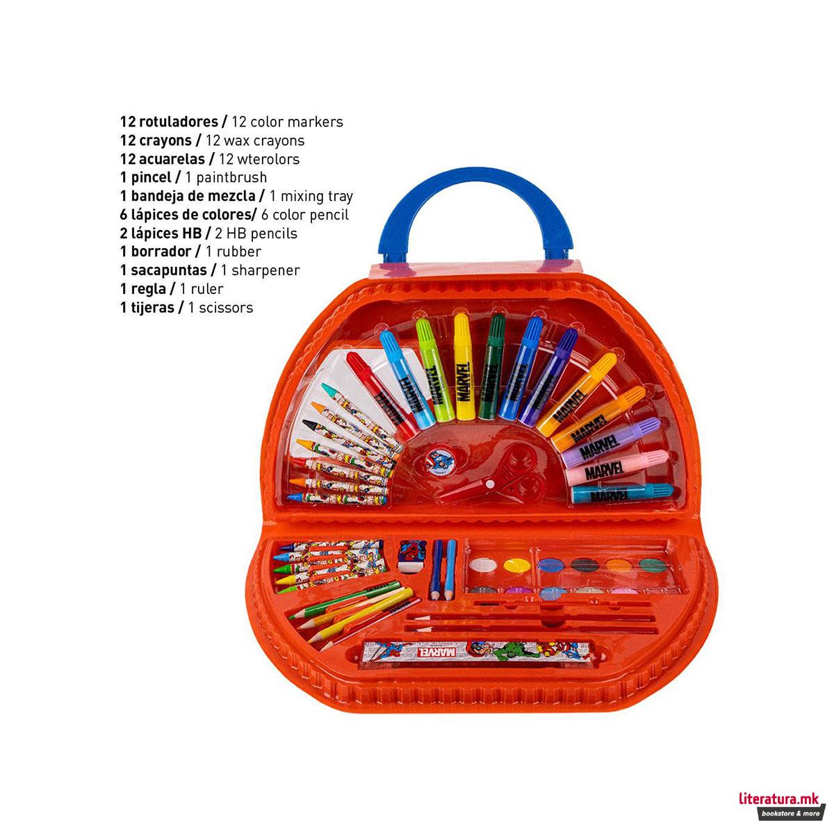 Сет за цртање и боење, Marvel 