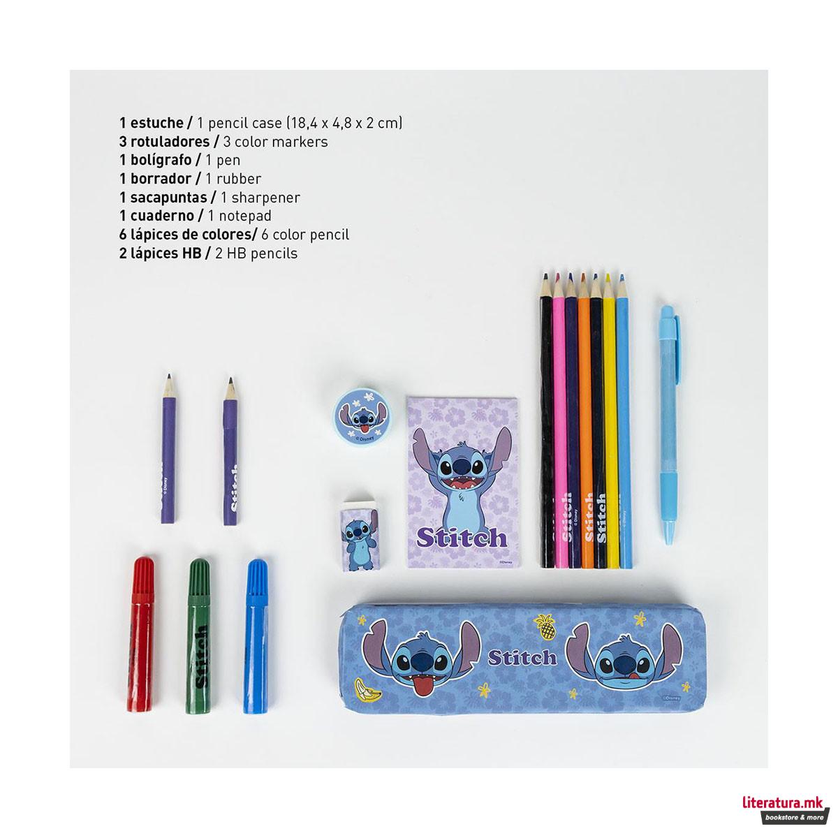 Сет за цртање и боење - кутија, Disney: Stitch 