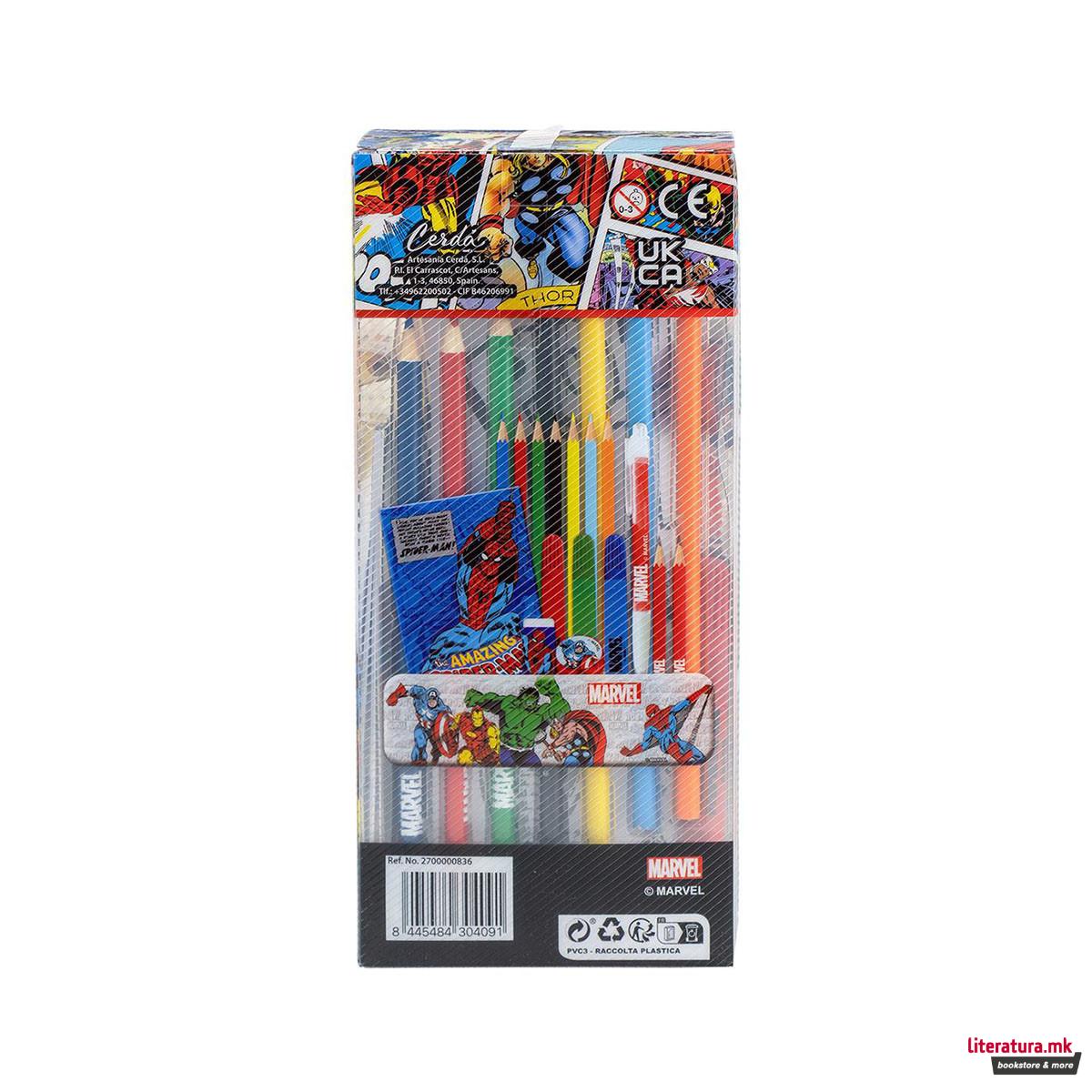 Сет за цртање и боење - кутија, Marvel: Avengers 