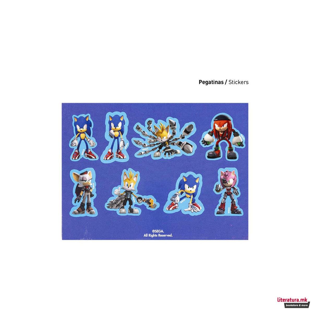 Сет за цртање и боење - блистер, Sonic Prime 