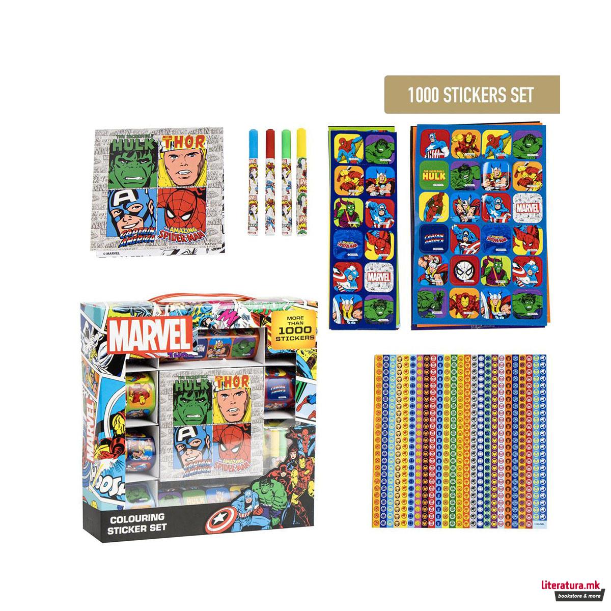 Сет од 1000 стикери, Marvel: Avengers 