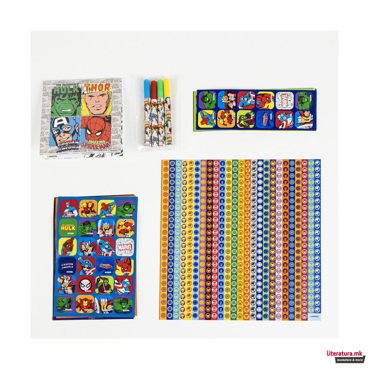 Сет од 1000 стикери, Marvel: Avengers 