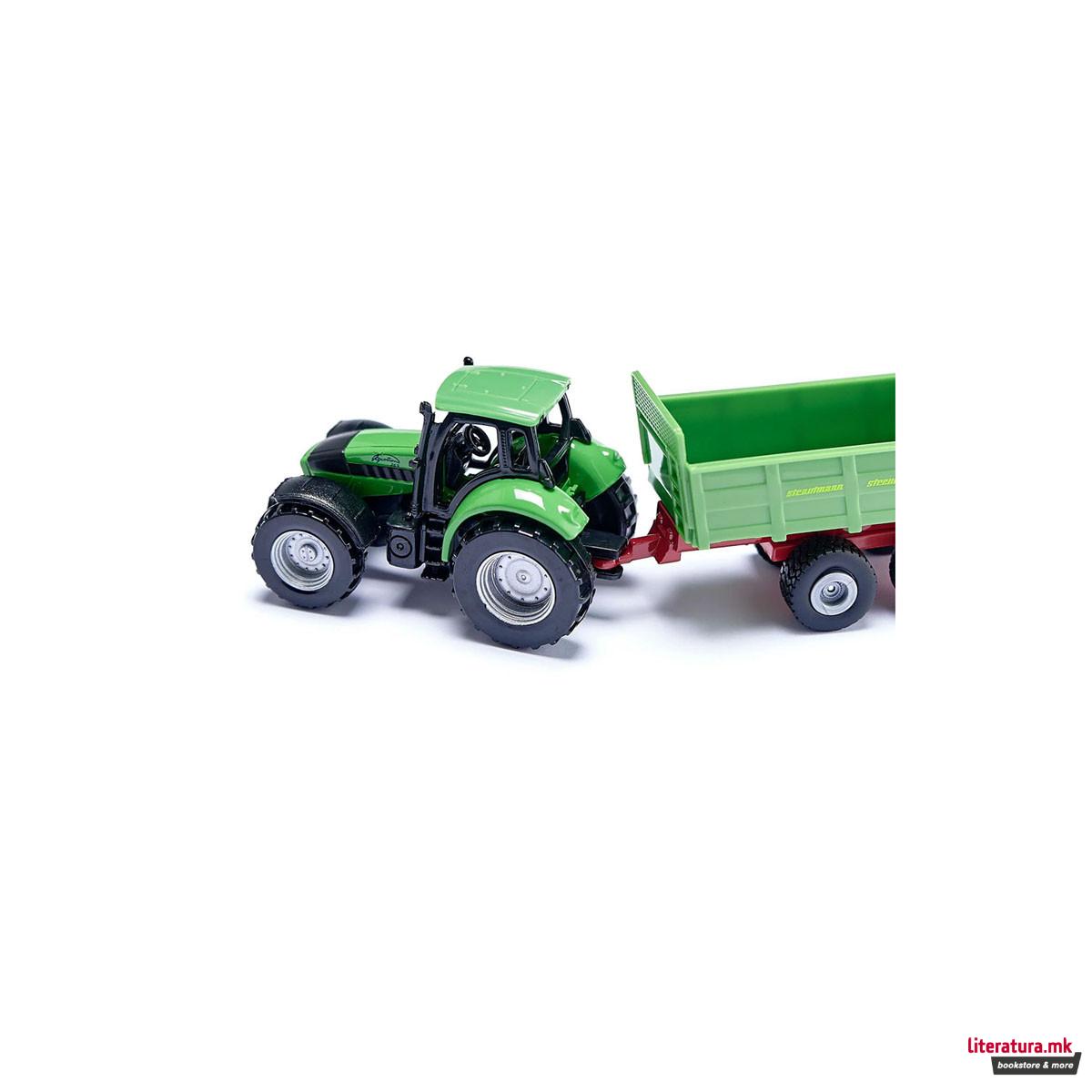 Фигура, Deutz-Fahr w/Universal Strautmann Manure Spreader 