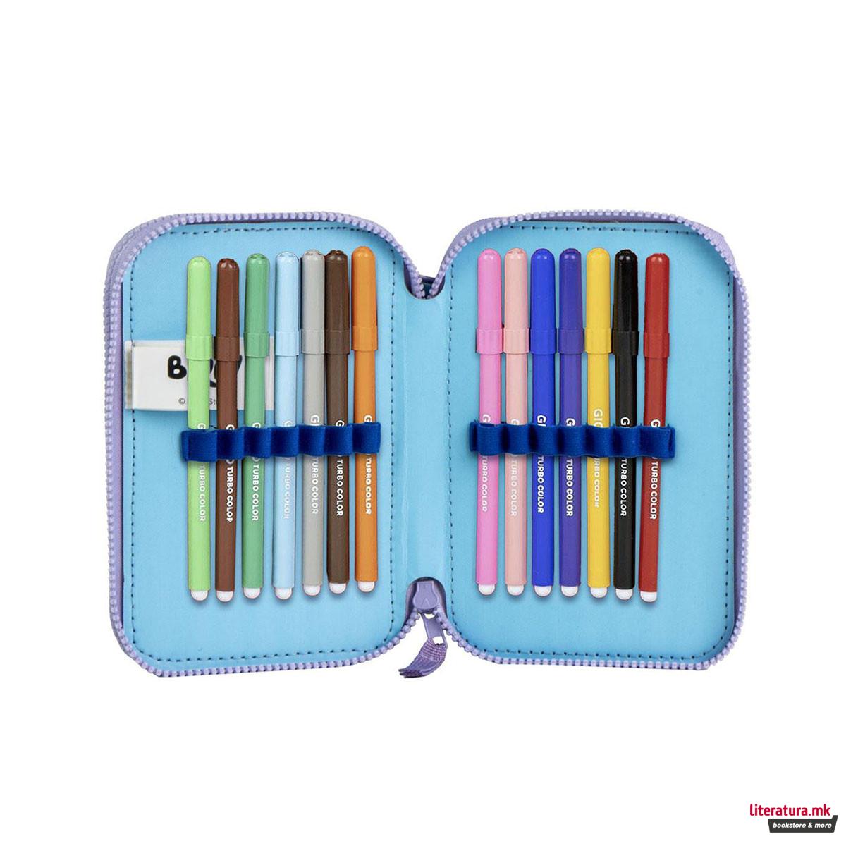 Несесер за моливи - полн, Bluey & Bingo 