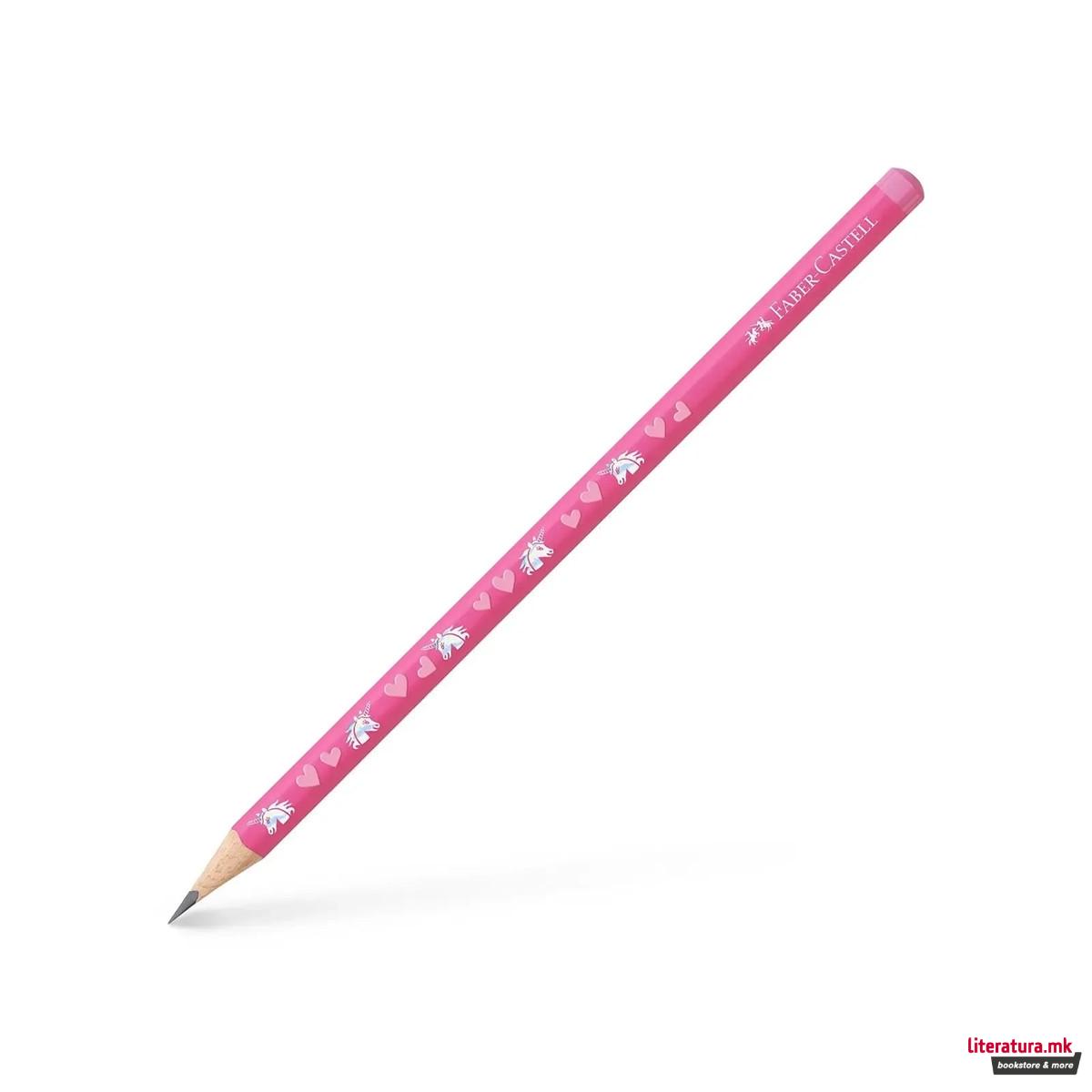 Молив HB, Unicorn, розев 