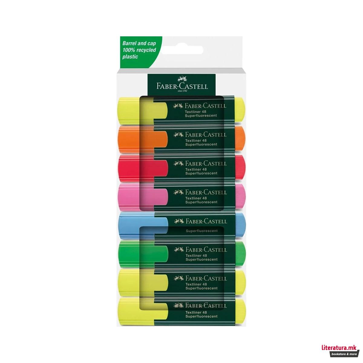 Сет хајлајтери, Textliner 48 Superfluorescent, 8 бои 