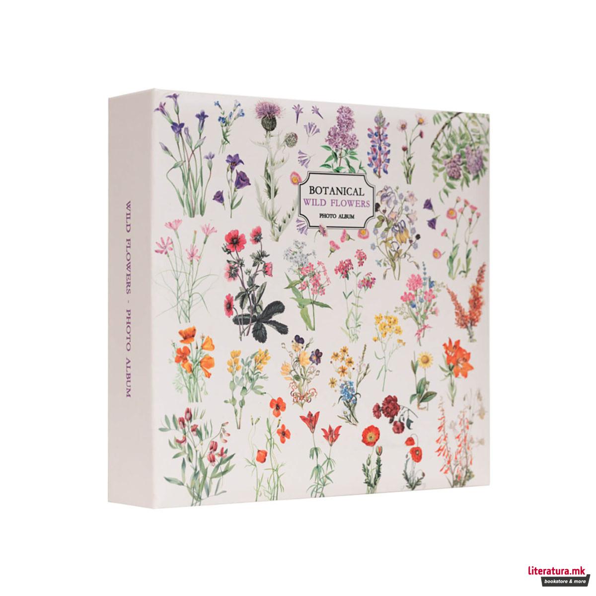 Фото албум за 200 фотографии 13 x 20 cm, Wild Flowers 