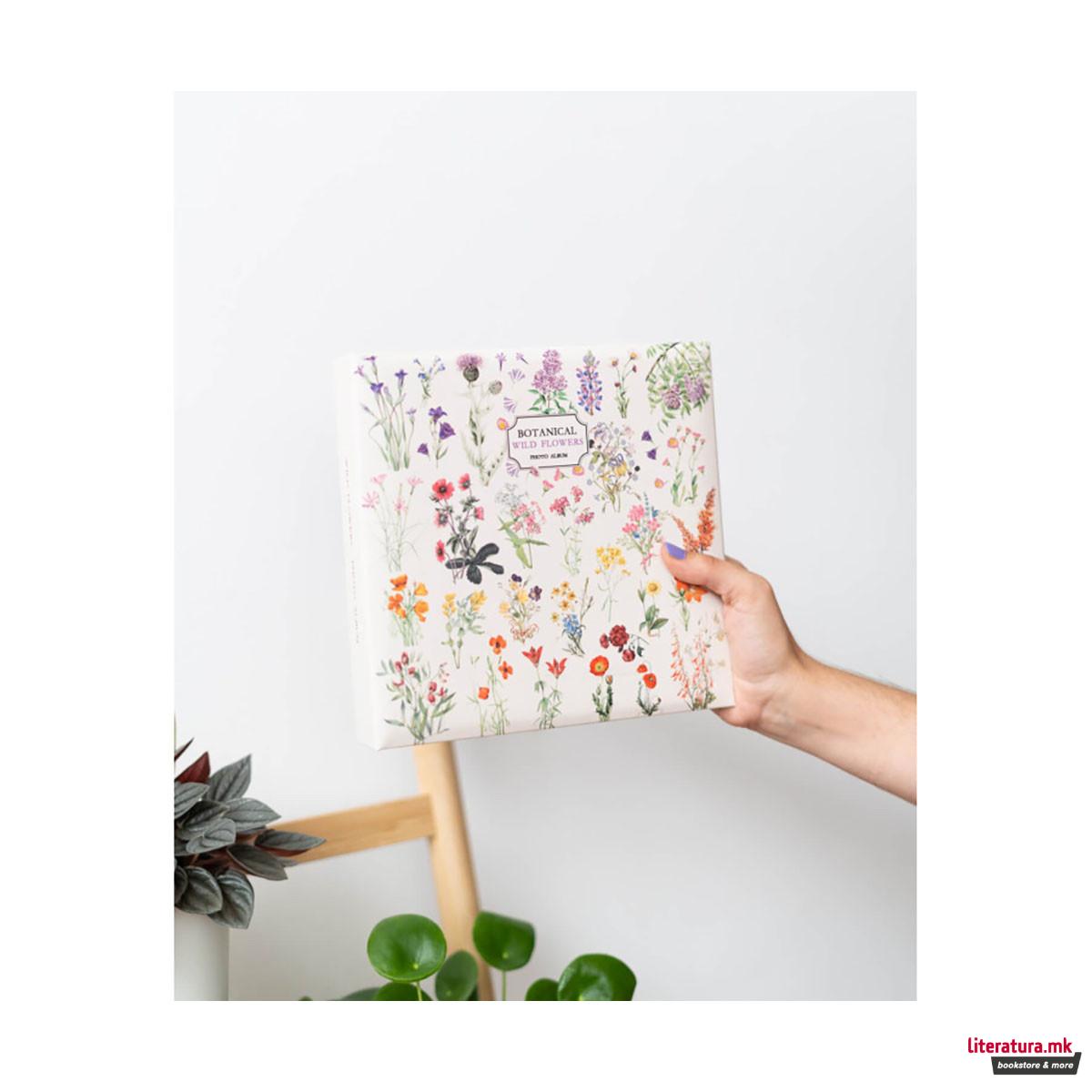 Фото албум за 200 фотографии 13 x 20 cm, Wild Flowers 
