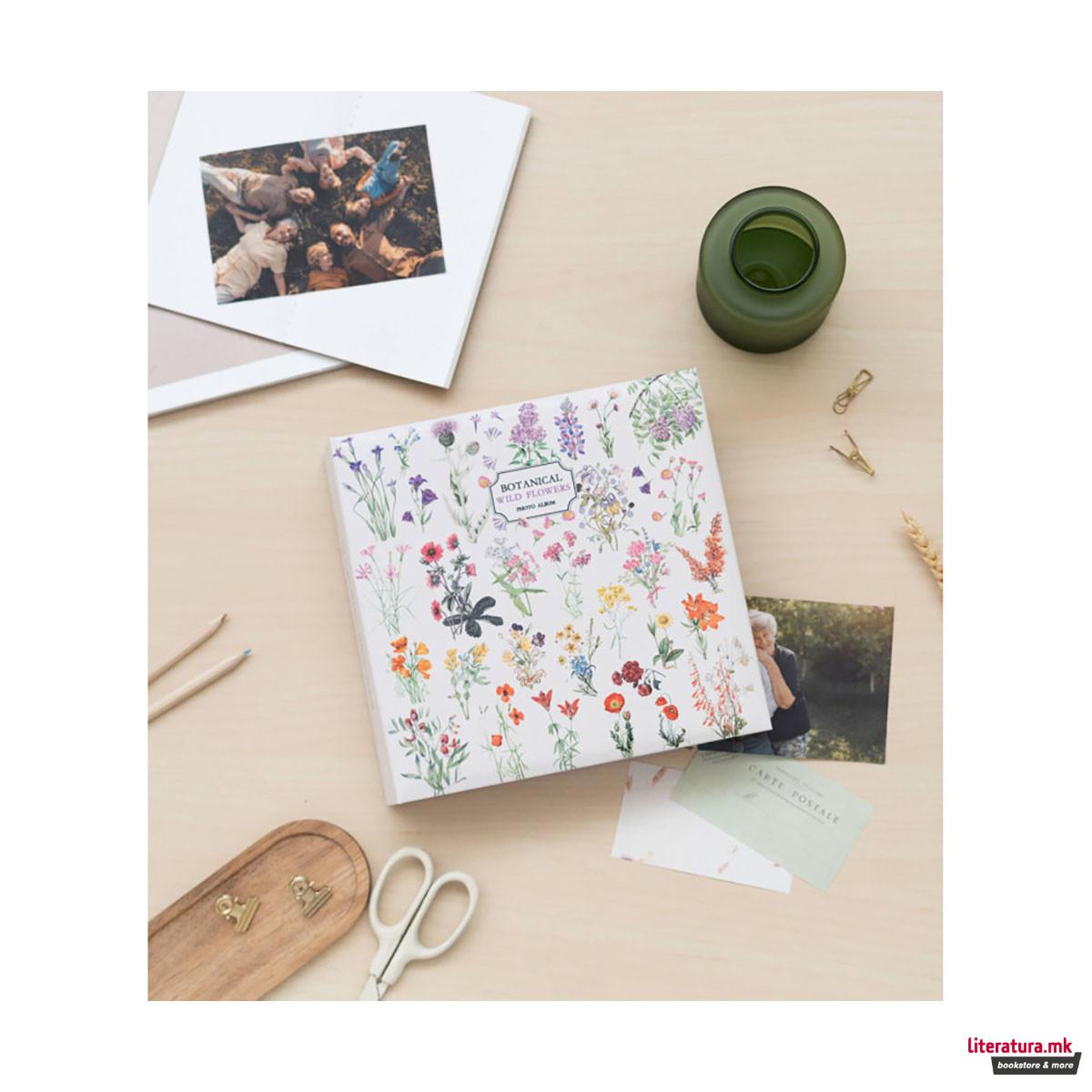 Фото албум за 200 фотографии 13 x 20 cm, Wild Flowers 