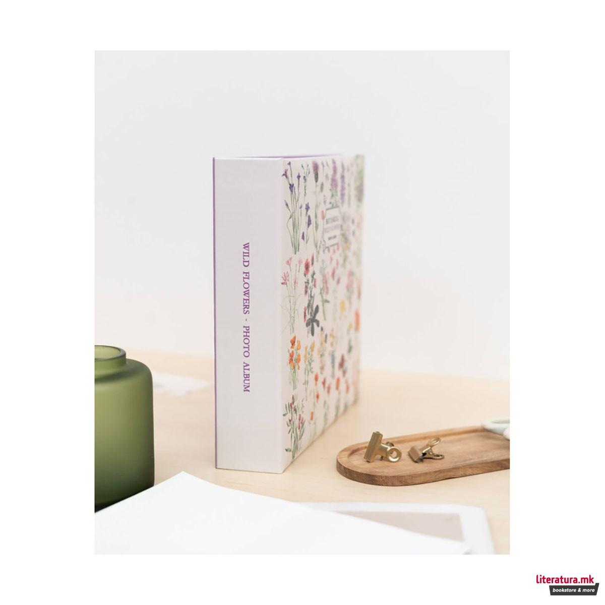 Фото албум за 200 фотографии 13 x 20 cm, Wild Flowers 